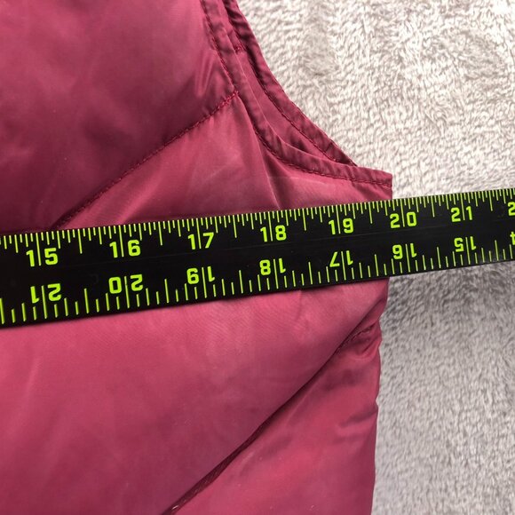 Eddie Bauer Womens Puffer Vest Jaacket Small Full Zip Goose Down Outdoors Winter - Picture 5 of 10